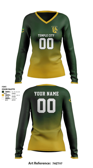 Women's Long Sleeve Vneck Shirt, Temple City High School Volleyball, Women's Volleyball, Teamtime, Team time, sublimation, custom sports apparel, team uniforms, spirit wear, spiritwear, sports uniforms, custom shirts, team store, custom team store, fundraiser sports, apparel fundraiser