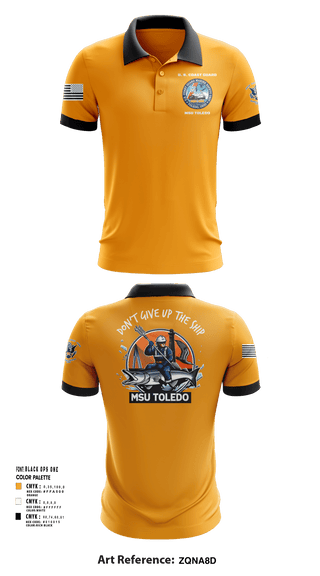 Short Sleeve Performance Polo, MSU Toledo, Coast Guard, Teamtime, Team time, sublimation, custom sports apparel, team uniforms, spirit wear, spiritwear, sports uniforms, custom shirts, team store, custom team store, fundraiser sports, apparel fundraiser