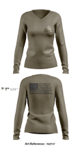 Capital City 29145478 Women's Long Sleeve V-neck Shirt - 2