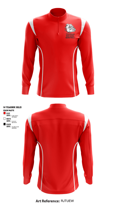 Tuckerman High School Basketball 26819217 Quarter Zip Jacket - 1
