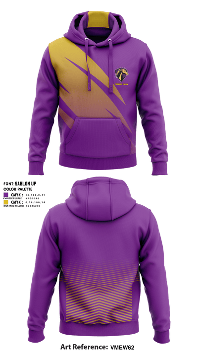 Vasquez High School Cheer 59032683 Hoodie - 1