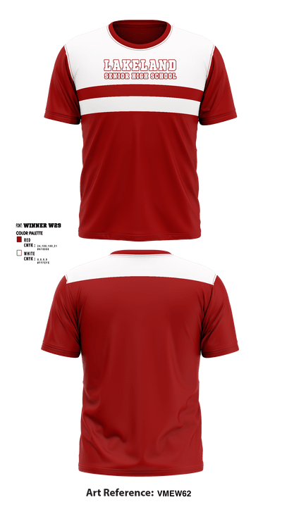 Lakeland Senior High School 7289596 Short Sleeve Performance Shirt - 1