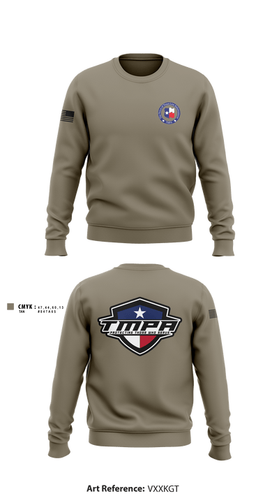 Texas Municipal Police Association 6518461 Crew Neck Sweatshirt - 3