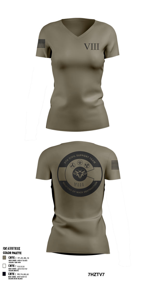 Women's Short Sleeve Vneck Shirt, , Army, Teamtime, Team time, sublimation, custom sports apparel, team uniforms, spirit wear, spiritwear, sports uniforms, custom shirts, team store, custom team store, fundraiser sports, apparel fundraiser