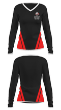 Johnston City High School Wrestling 74779618 Women's Long Sleeve V-neck Shirt - 25