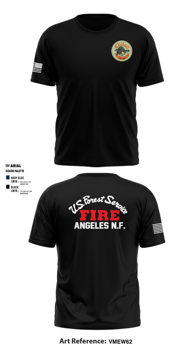 Chilao fire camp 45383717 Short Sleeve Performance Shirt - 5