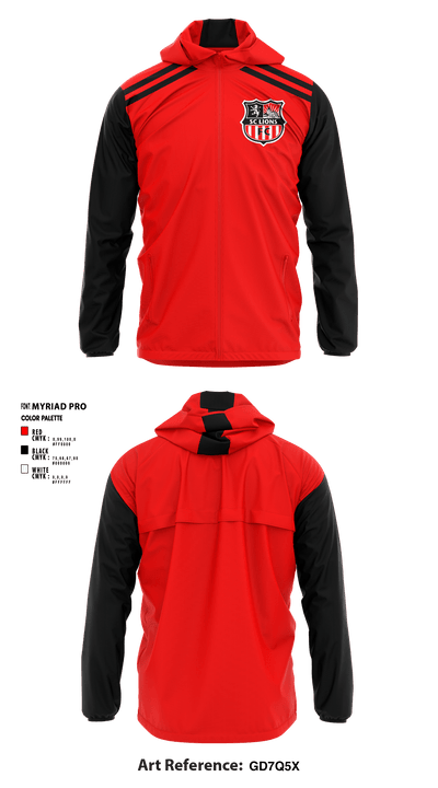 Santa Clara Youth Soccer League 66536457 Windbreaker - 2