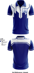 Memorial High School 86392532 Short Sleeve Performance Polo - 1