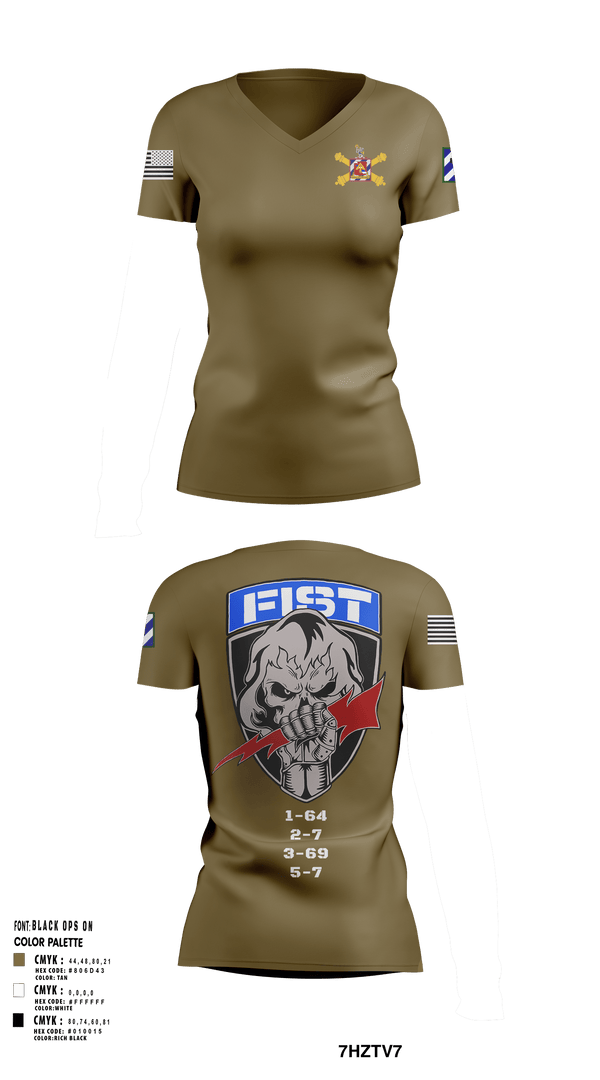 Women's Short Sleeve Vneck Shirt, 1-41 FA, Army, Teamtime, Team time, sublimation, custom sports apparel, team uniforms, spirit wear, spiritwear, sports uniforms, custom shirts, team store, custom team store, fundraiser sports, apparel fundraiser