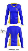 Bonduel Youth Softball League 22083727 Women's Long Sleeve V-neck Shirt - 2