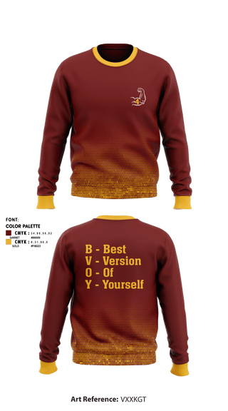 Crew Neck Sweatshirt, Kaitlyn Tucker PowerNIL, , Teamtime, Team time, sublimation, custom sports apparel, team uniforms, spirit wear, spiritwear, sports uniforms, custom shirts, team store, custom team store, fundraiser sports, apparel fundraiser