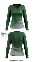Collins Hill High School Tennis 13929141 Women's Long Sleeve V-neck Shirt - 2