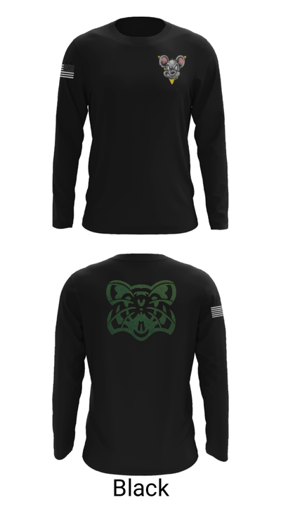 Huron High School Golf 87318212 Long Sleeve Performance Shirt - 14
