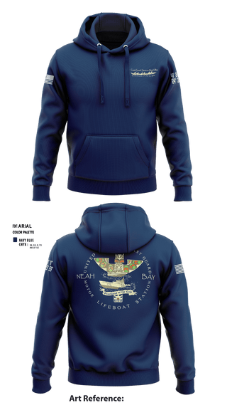 Hoodie, USCG STATION NEAH BAY, Coast Guard, Teamtime, Team time, sublimation, custom sports apparel, team uniforms, spirit wear, spiritwear, sports uniforms, custom shirts, team store, custom team store, fundraiser sports, apparel fundraiser