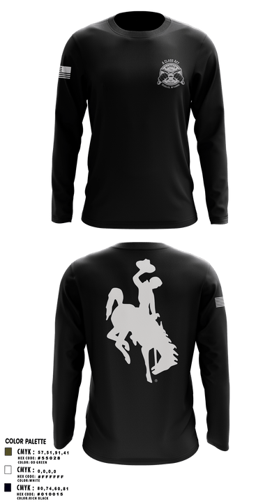 A class act barbershop 31881117 Long Sleeve Performance Shirt - 32