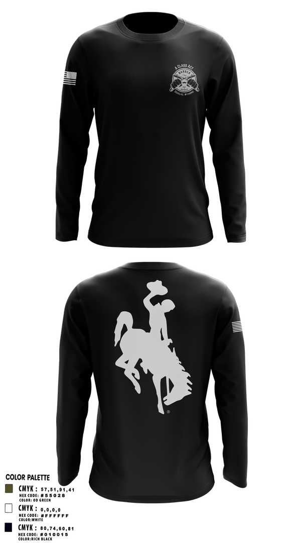 Long Sleeve Performance Shirt, A class act barbershop, , Teamtime, Team time, sublimation, custom sports apparel, team uniforms, spirit wear, spiritwear, sports uniforms, custom shirts, team store, custom team store, fundraiser sports, apparel fundraiser