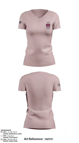 Women's Short Sleeve Vneck Shirt, , Army, Teamtime, Team time, sublimation, custom sports apparel, team uniforms, spirit wear, spiritwear, sports uniforms, custom shirts, team store, custom team store, fundraiser sports, apparel fundraiser