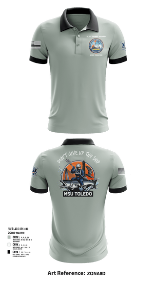 Short Sleeve Performance Polo, MSU Toledo, Coast Guard, Teamtime, Team time, sublimation, custom sports apparel, team uniforms, spirit wear, spiritwear, sports uniforms, custom shirts, team store, custom team store, fundraiser sports, apparel fundraiser