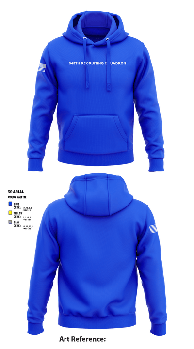 345th Recruiting Squadron 28911257 Hoodie - 1
