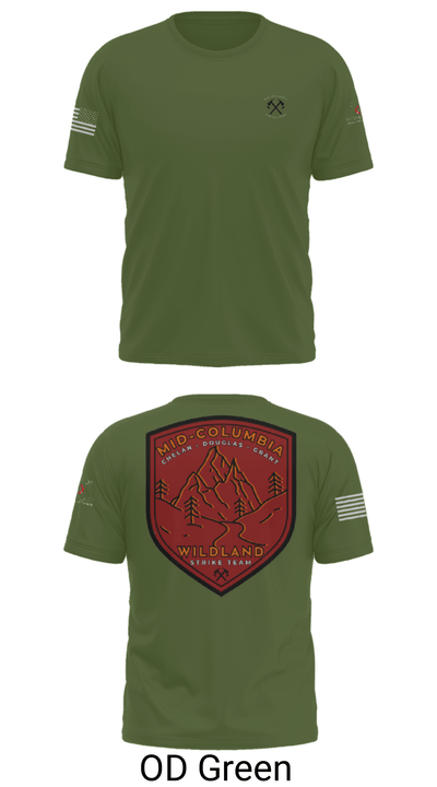 Mid-Columbia Strike Team 42848271 Short Sleeve Performance Shirt - 33