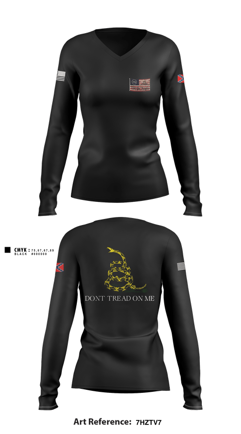 Women's Long Sleeve Vneck Shirt, GOD'S GANGSTER'SREDNECK'S, Marines, Teamtime, Team time, sublimation, custom sports apparel, team uniforms, spirit wear, spiritwear, sports uniforms, custom shirts, team store, custom team store, fundraiser sports, apparel fundraiser
