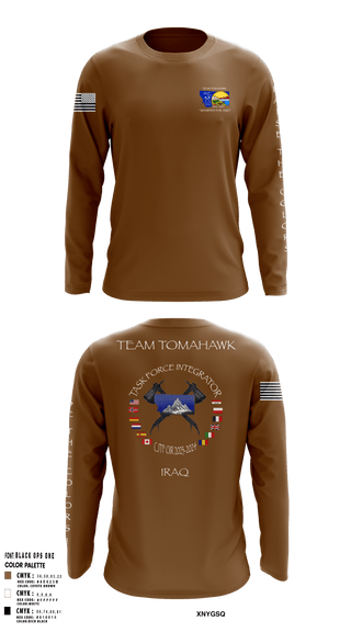 Long Sleeve Performance Shirt, 1889th RSG, Army, Teamtime, Team time, sublimation, custom sports apparel, team uniforms, spirit wear, spiritwear, sports uniforms, custom shirts, team store, custom team store, fundraiser sports, apparel fundraiser