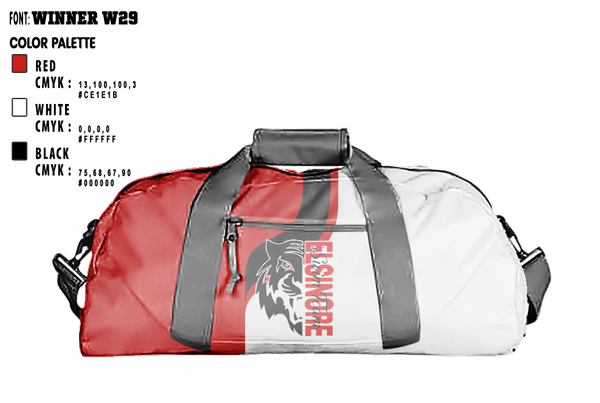 Duffle Bag, Elsinore High School Swimming, Swimming, Teamtime, Team time, sublimation, custom sports apparel, team uniforms, spirit wear, spiritwear, sports uniforms, custom shirts, team store, custom team store, fundraiser sports, apparel fundraiser