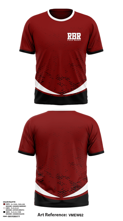 RBR Field Hockey 44274553 Short Sleeve Performance Shirt - 1