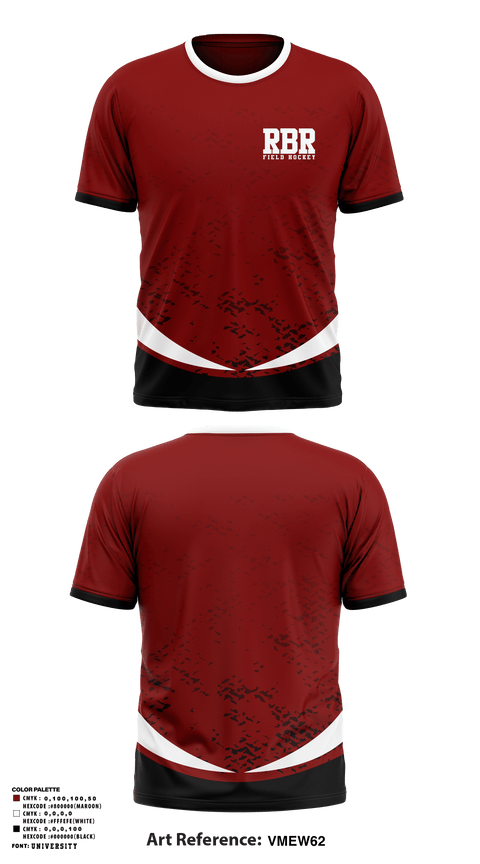 Short Sleeve Performance Shirt, RBR Field Hockey, Field Hockey, Teamtime, Team time, sublimation, custom sports apparel, team uniforms, spirit wear, spiritwear, sports uniforms, custom shirts, team store, custom team store, fundraiser sports, apparel fundraiser
