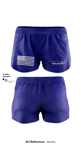 Women's Shorts, USCG STATION NEAH BAY, Coast Guard, Teamtime, Team time, sublimation, custom sports apparel, team uniforms, spirit wear, spiritwear, sports uniforms, custom shirts, team store, custom team store, fundraiser sports, apparel fundraiser