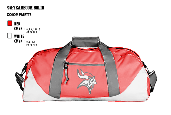 Duffle Bag, Rio High School Track, Track & Field, Teamtime, Team time, sublimation, custom sports apparel, team uniforms, spirit wear, spiritwear, sports uniforms, custom shirts, team store, custom team store, fundraiser sports, apparel fundraiser