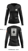 Charlie Rock 4698052 Women's Long Sleeve V-neck Shirt - 1