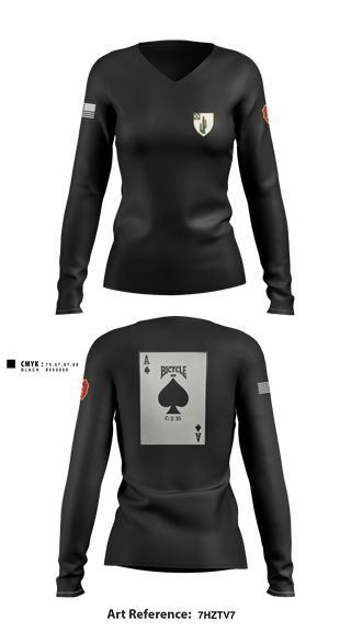 Women's Long Sleeve Vneck Shirt, , Army, Teamtime, Team time, sublimation, custom sports apparel, team uniforms, spirit wear, spiritwear, sports uniforms, custom shirts, team store, custom team store, fundraiser sports, apparel fundraiser