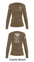 776 Brigade Engineer Batallion 36594934 Women's Long Sleeve V-neck Shirt - 36
