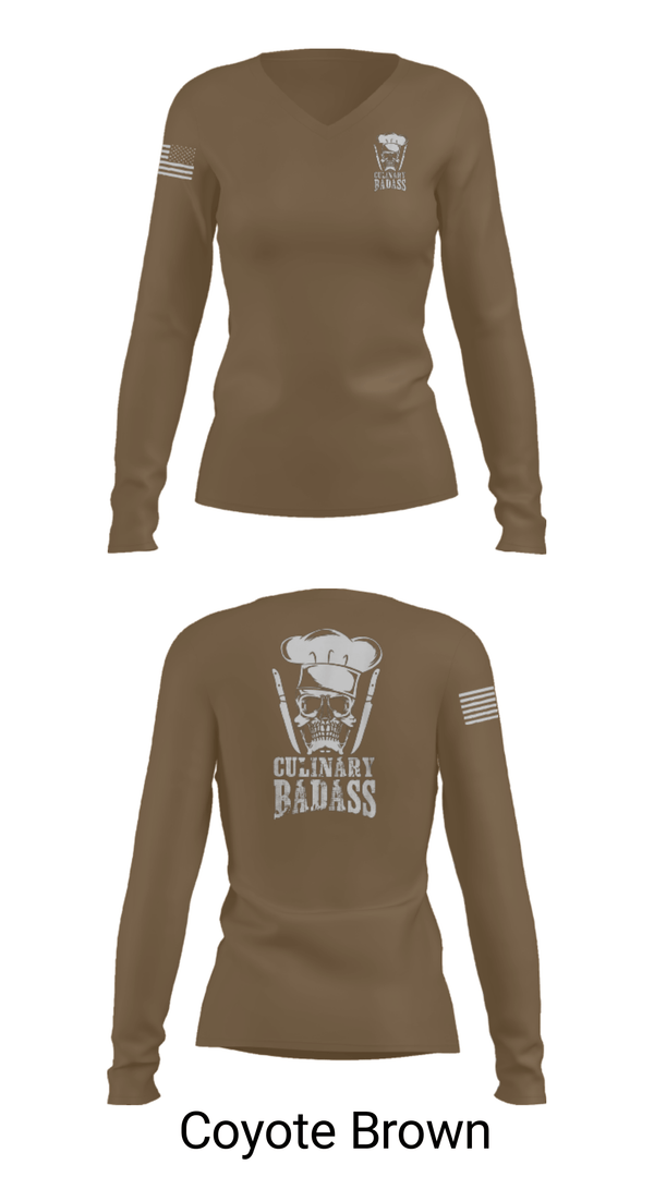 Women's Long Sleeve Vneck Shirt, , Army, Teamtime, Team time, sublimation, custom sports apparel, team uniforms, spirit wear, spiritwear, sports uniforms, custom shirts, team store, custom team store, fundraiser sports, apparel fundraiser