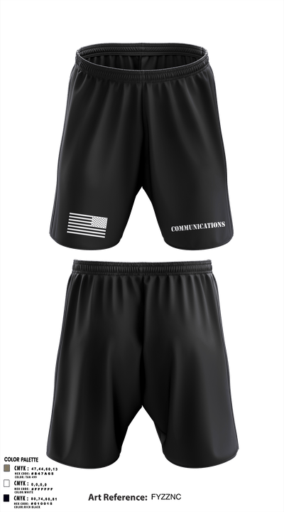 Communications 90043966 Athletic Shorts With Pockets - 3