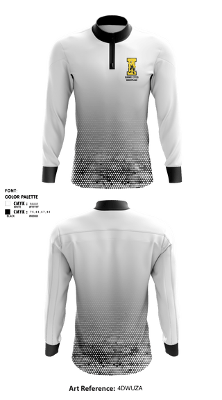Quarter Zip Jacket, Hawk eyes, Wrestling, Teamtime, Team time, sublimation, custom sports apparel, team uniforms, spirit wear, spiritwear, sports uniforms, custom shirts, team store, custom team store, fundraiser sports, apparel fundraiser