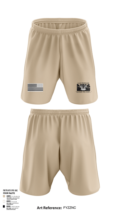 G Co 106th BSB 87834458 Athletic Shorts With Pockets - 2