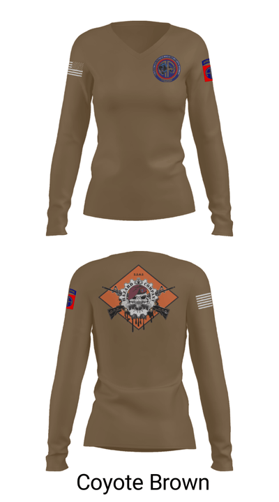 Hazard Company 83672924 Women's Long Sleeve V-neck Shirt - 15