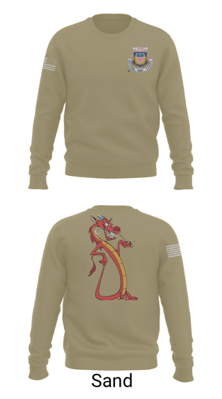 Crew Neck Sweatshirt, , Army, Teamtime, Team time, sublimation, custom sports apparel, team uniforms, spirit wear, spiritwear, sports uniforms, custom shirts, team store, custom team store, fundraiser sports, apparel fundraiser