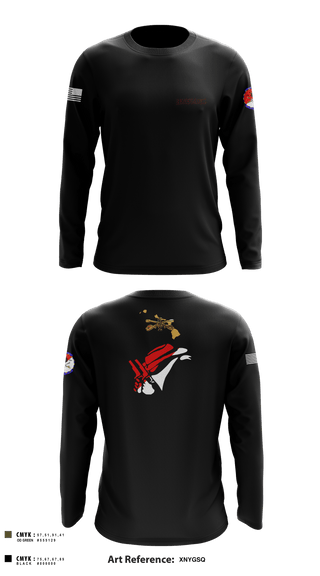 Long Sleeve Performance Shirt, 2-6 Cav Alpha troop Renegades, Army, Teamtime, Team time, sublimation, custom sports apparel, team uniforms, spirit wear, spiritwear, sports uniforms, custom shirts, team store, custom team store, fundraiser sports, apparel fundraiser