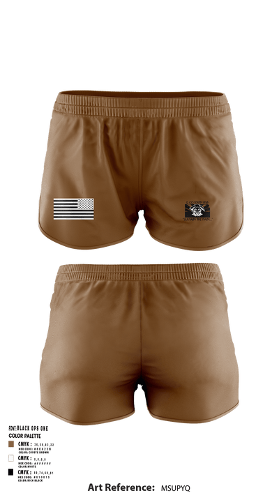 G Co 106th BSB 87834458 Women's Shorts - 3