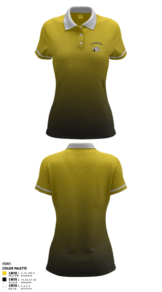 Women's Short Sleeve Performance Polo, J-Town Strikers, Bowling, Teamtime, Team time, sublimation, custom sports apparel, team uniforms, spirit wear, spiritwear, sports uniforms, custom shirts, team store, custom team store, fundraiser sports, apparel fundraiser
