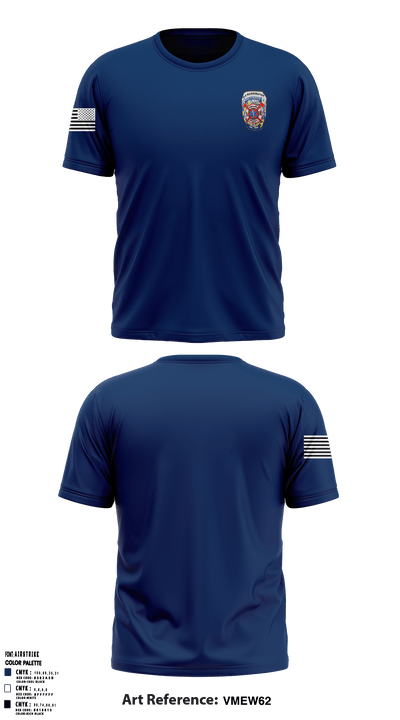 Old Washington Fire Department 44188608 Short Sleeve Performance Shirt - 1