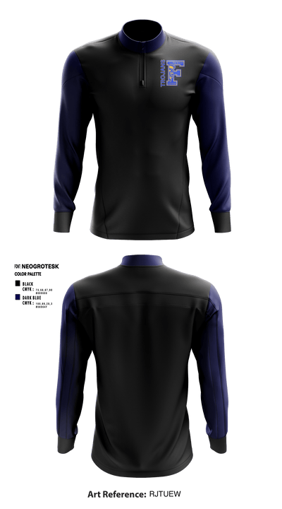 Fickett Elementary School 29211546 Quarter Zip Jacket - 1 (1)