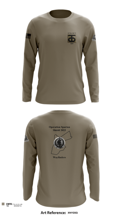 327th MCT 96493981 Long Sleeve Performance Shirt - 1