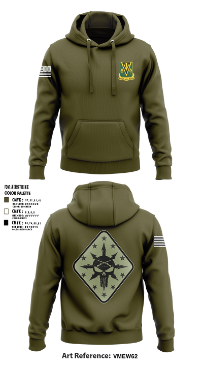C Co 1-635th AR 23122236 Hoodie - 2