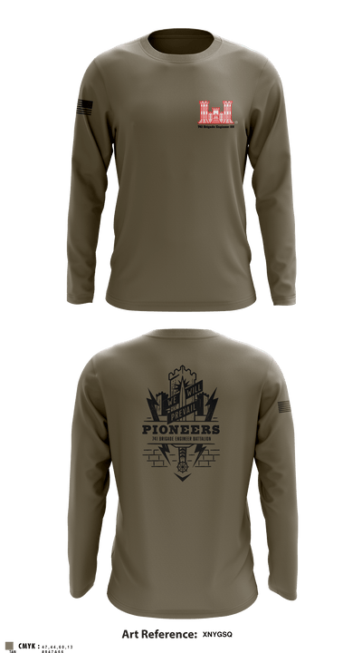 741 Brigade Engineer BN 61958018 Long Sleeve Performance Shirt - 2