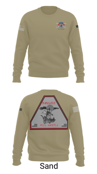 Crew Neck Sweatshirt, , Army, Teamtime, Team time, sublimation, custom sports apparel, team uniforms, spirit wear, spiritwear, sports uniforms, custom shirts, team store, custom team store, fundraiser sports, apparel fundraiser