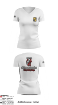 NWI ROTC 90860810 Women's Short Sleeve V-neck Shirt - 2